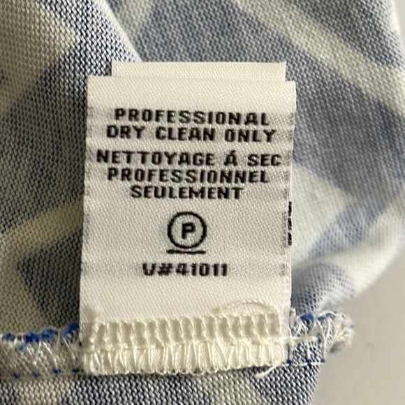 DIANE VON FURSTENBERG || Reina Chevron Printed Dress. Sz. 8 - Picture 13 of 15